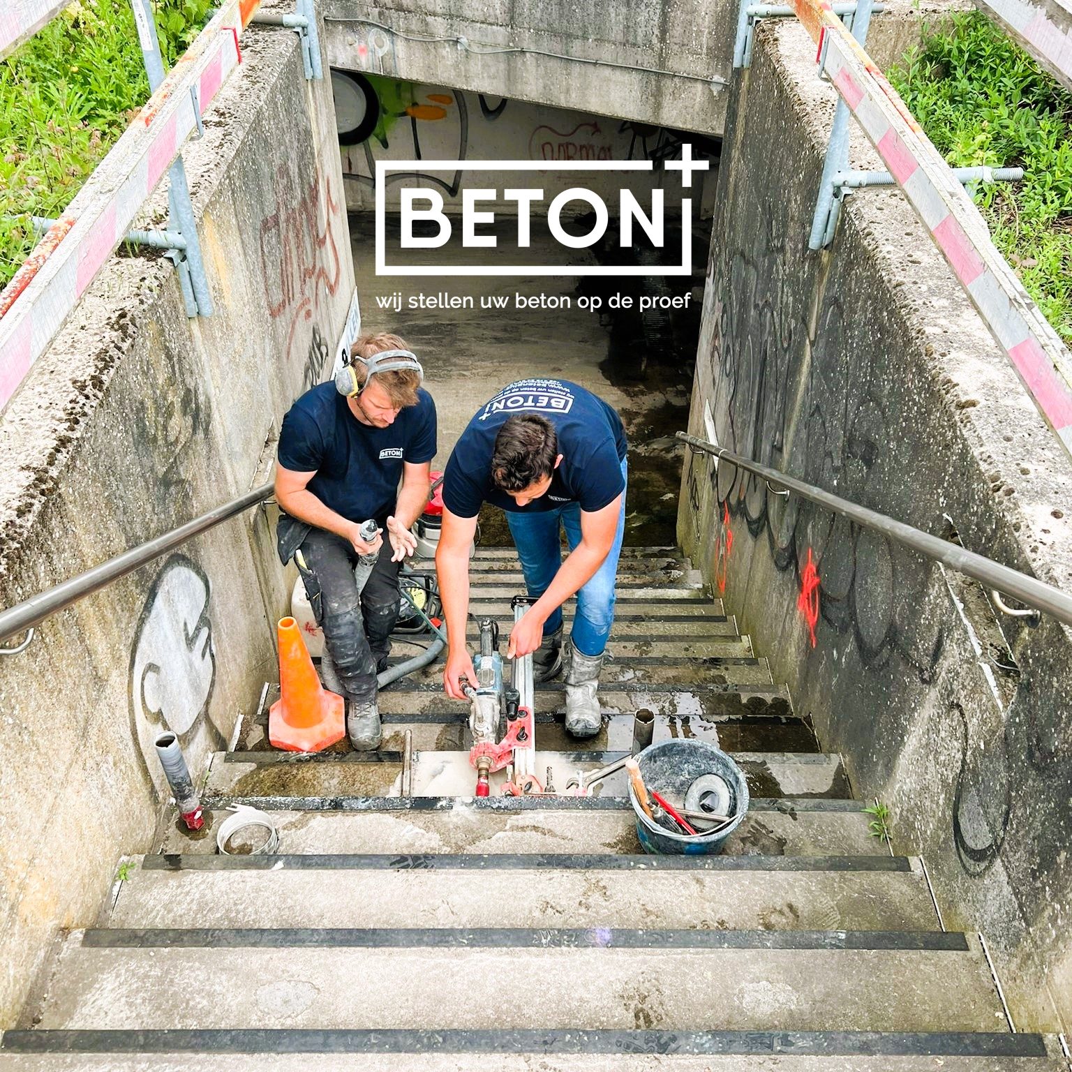 Destructief betononderzoek door BETON+ Destructief betononderzoek door BETON+