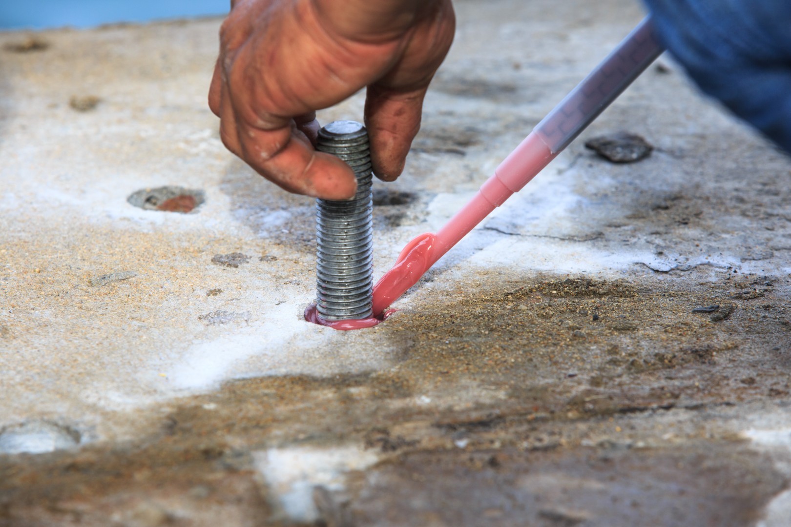 Shutterstock 456606808 Groot Uitvoering van ankertesten op de werf door BETON+